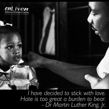 I have decided to stick with love. Hate is too great a burden to bear. - Dr. Martin Luther King, Jr.