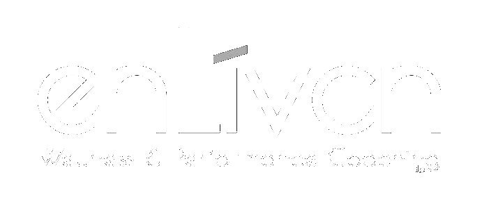 Enliven Wellness Life Coaching logo, white.